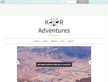 Tablet Screenshot of kandradventures.com